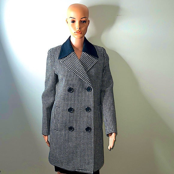 J. Crew Jackets & Blazers - J.Crew black and white houndstooth Jacket